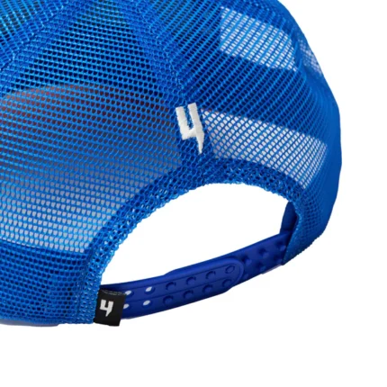 CONTRAST PEAK CAP BLUE ORANGE