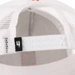 MIXED CONTRAST CAP WHITE ORANGE