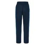 NAVY TRACK BOTTOMS BLUE SIDE STRIPE