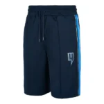 NAVY TRACK SHORTS BLUE SIDE STRIPE
