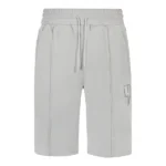 GREY TRACK SHORTS BLACK SIDE STRIPE