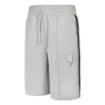 GREY TRACK SHORTS BLACK SIDE STRIPE