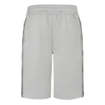 GREY TRACK SHORTS BLACK SIDE STRIPE