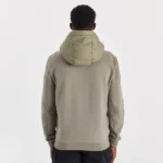 QUILTED PANEL JACKET KHAKI