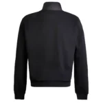 FUNNEL NECK PANEL JACKET BLACK