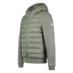 QUILTED PANEL JACKET KHAKI