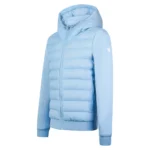QUILTED PANEL JACKET BABY BLUE