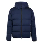 QUILTED DOWN COAT NAVY