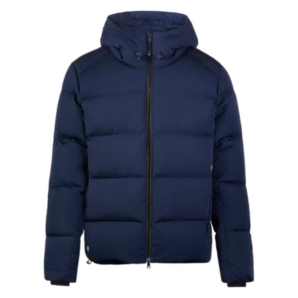 QUILTED DOWN COAT NAVY