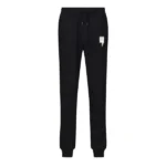 BLACK JOGGERS WHITE OUTLINE Y LOGO