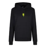 BLACK HOODY NEON OUTLINE Y LOGO