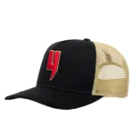 MIXED CONTRAST CAP GOLD RED